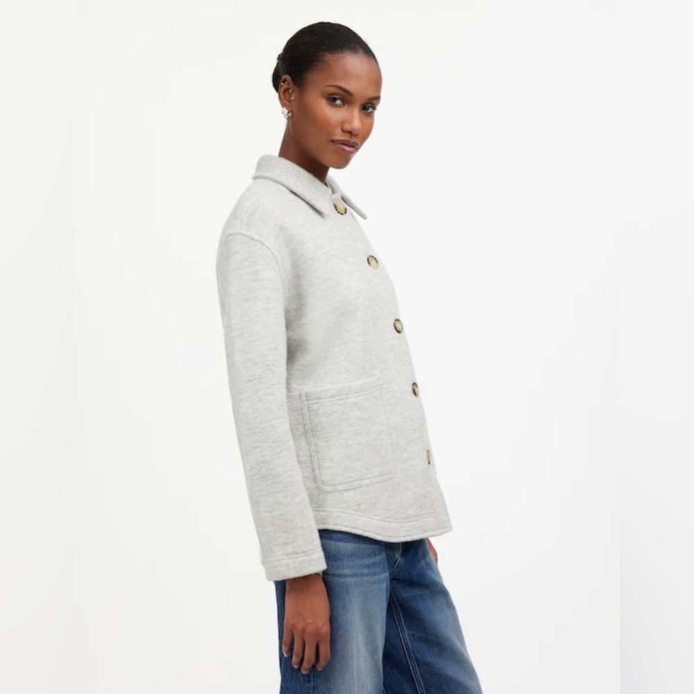 Madewell Boiled Merino Wool Sweater Shirt Jacket - Picture 2 of 12